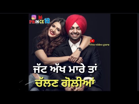 Hero | Jordan Sandhu | Bunty Bains | Punjabi Song | whatsapp status | Swag Video Status