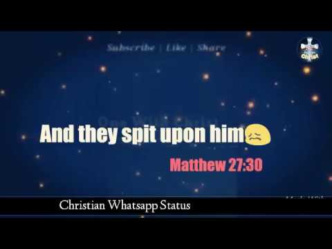 Good Friday ? New Christian Whatsapp Status Video 2019 ? Jesus Whatsapp Status | One With Christ | Swag Video Status