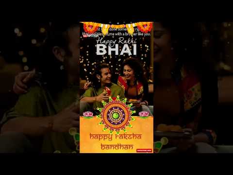 Isse Samjo na Resham Ka Tar Bhaiya | Happy raksha bandhan full screen WhatsApp status 1 | Swag Video Status