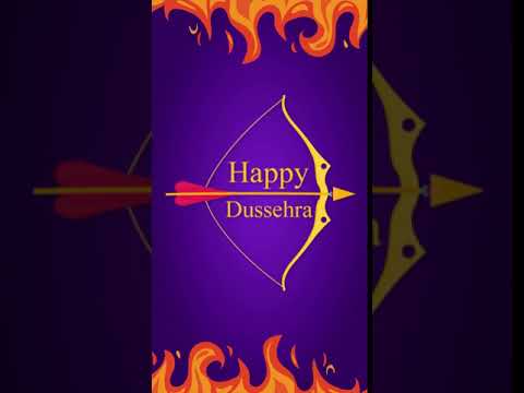 Happy Dussehra Full Screen Wishing Video | Swag Video Status