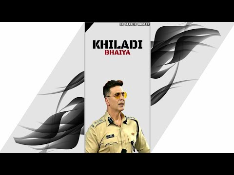 khiladi bhaiya | khiladi 786 || full screen whatsapp status || Swag Video Status
