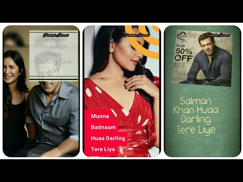 Munna Badnaam Hua Full Screen Whatsapp Status Video l Salman Khan, Badshah l Dabangg 3 | Swag Video Status