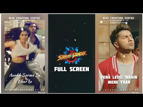 Illegal Weapon 2.0 Full Screen Status Street Dancer 3D | Varun D, Shraddha K | Tanishk B,Jasmine | Swag Video Status