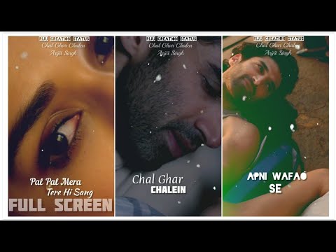 Malang: Chal Ghar Chalen Full Screen Status | Aditya Roy Kapur, Disha Patani | Arijit Singh | Swag Video Status