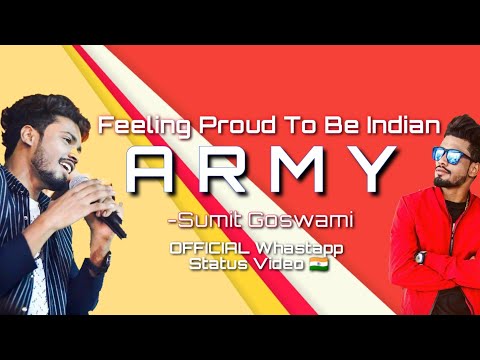 ??Feeling Proud To Be Indian Army - Sumit goswami | Republic Day Special | Official Status Video | Swag Video Status