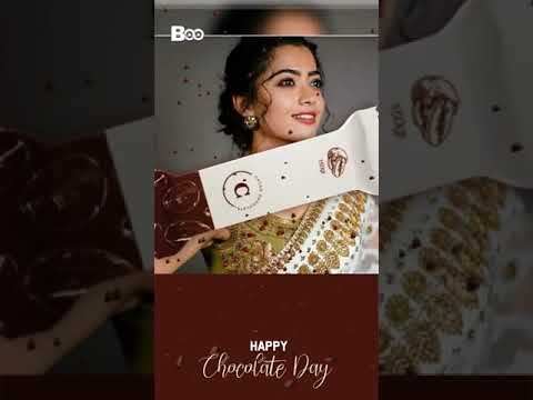 Happy Chocolate Day Special ?? || Rashmikha Mandanna || Full Screen Whatsapp Status ? Punjabni Chocolate Day Status | Swag Video Status