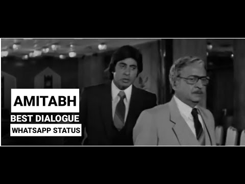 Amitabh Bachchan Emotional Dialogue Status | Story Of King | Old Movie | BIG B Dialogue Status | Swag Video Status