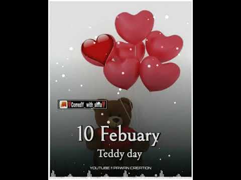 Teddy day 10 Feb Whatsapp Status Valentine Day Teddy day Status Special full screen status 2020 | Aadhi Aadhi Night | Swag Video Status