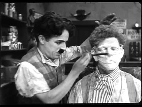 Charlie chaplin barber sceneFunniest by Charlie Ch