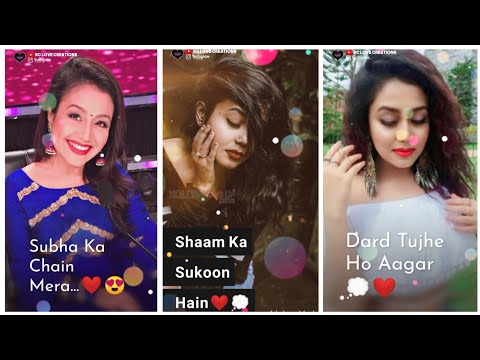 Subah Ka Chain Mera Neha Kakkar Full Screen Whatsapp Status | Neha Kakkar Song Status | Neha Kakkar