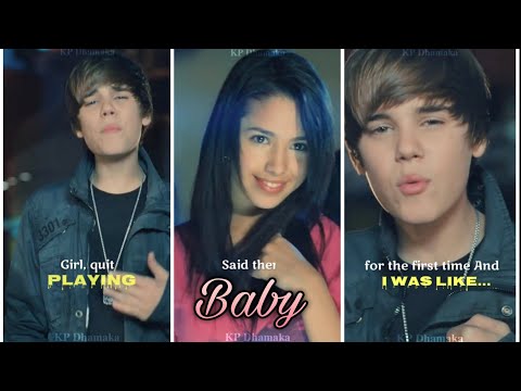 Justin Bieber (Baby) Full Screen Status (lyrics) ? Song | Swag Video Status