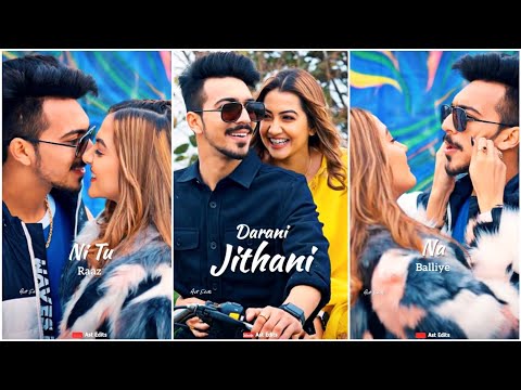 Darani Jithani ❤️? Mr & Mrs Narula | Full Screen Whatsapp Status | Latest Punjabi Song 2021 | Swag Video Status