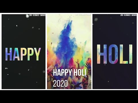 Happy Holi Special status Happy Holi Status 2020 |Insturmental Full Screen whatsapp status| Happy Holi | Swag Video Status