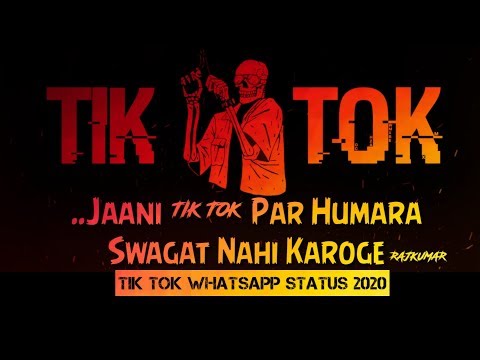 Jaani Tik Tok Par Humara Swagat Nahi Karoge New Hindi Attitud Dailog Status Rajkumar 2020 | Swag Video Status