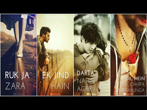 Ruk Ja Zara Full Screen Status | Satyajeet Jena | Romantic Status | Love Status | Heart Touching | Swag Video Status