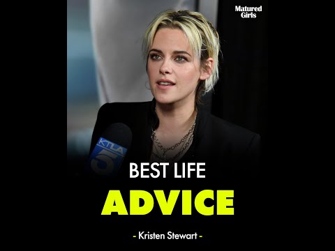 Kristen Stewart Best Life Advice shorts motivation​al video | Swag Video Status