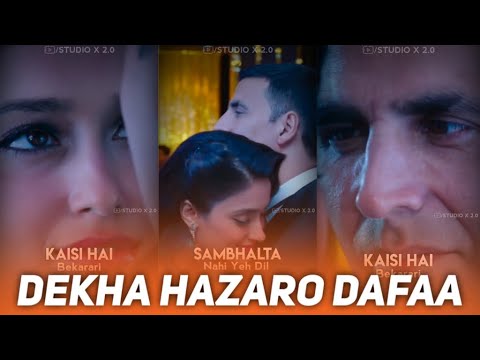 Dekha Hazaro Dafaa Full Screen WhatsApp Status | Arijit singh Song Status | Swag Video Status