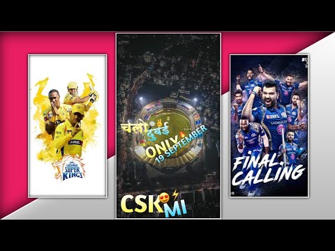 CSK VS MI Dubai 19 September 4K full screen status | 4k Ultra HD Status | Swag Video Status