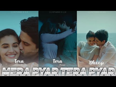 Mera Pyar Tera Pyar | Arijit S | Naga C | Divyansha K | Full Screen WhatsApp Status | Swag Video Status
