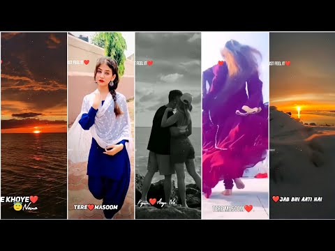 Tere Masoom Chehra ❤️ Aesthetic Status❤️ Love Feelings Status | Swag Video Status