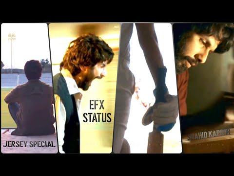 Shahid Kapoor Special Full Screen Status | Jersey Cricket Special Status | Swag Video Status