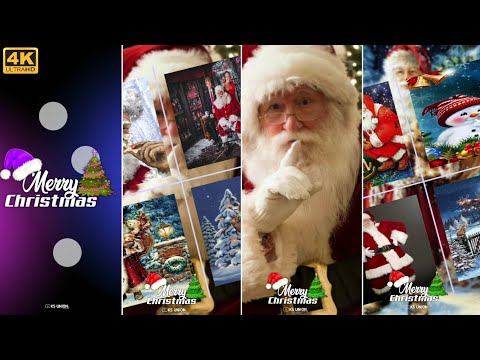 Merry Christmas 4k Status ?⛄Happy Christmas Full Screen Status | Swag Video Status