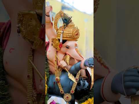 गणपती बाप्पा मोरया 🔥🙏🏻 , ganesh ji full screen 4k ultra hd status | Swag Video Status