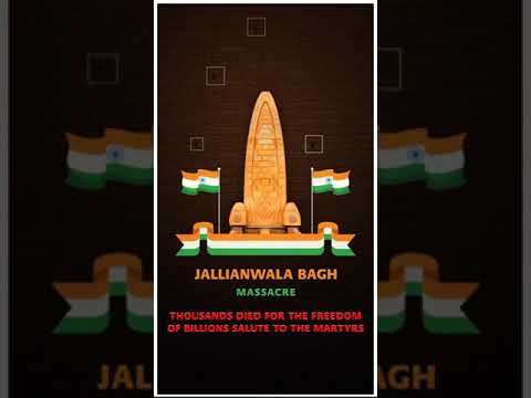 JALLIANWALA BAGH STATUS || JALLIANWALA BAGH MASSACRE STATUS | SWAG VIDEO STATUS