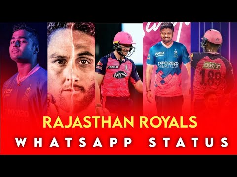 Rajasthan Royals ? WhatsApp Status | Rajasthan Royals Matchday Status | Swag Video Status