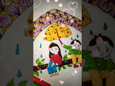 Monsoon Special art Couple WhatsApp Status | Swag Video Status