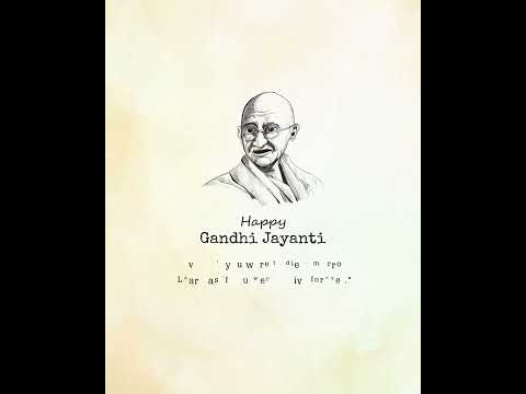 Gandhi Jayanti Wishes Video Status | Swag Video Status