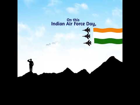 Indian Airforce day wishes video | Swag Video Status