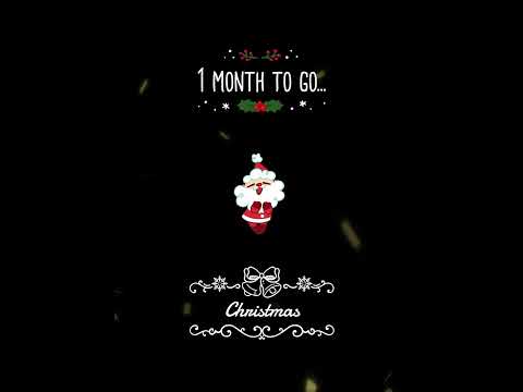 One Month To Go Christmas Season Christian Whatsapp Status | Swag Video Status