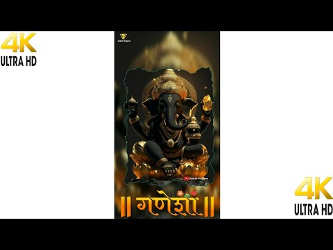 Ganpati Bappa Full Screen 4K HD Status | Swag Video Status