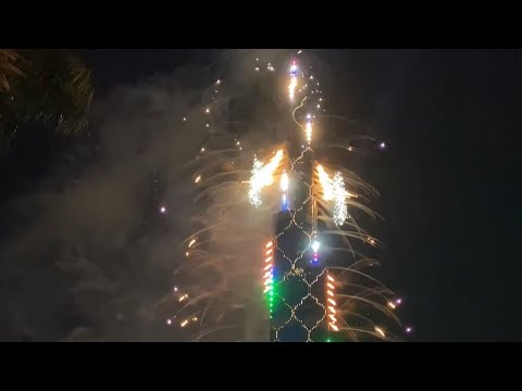 Burj Khalifa New Year Fireworks Shorts | Swag Video Status