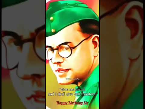 Netaji Subhash Chandra Bose 23 January Special Status | Swag Video Status