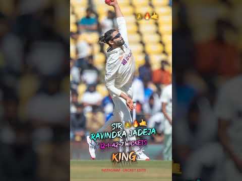 Sir jadeja 7 wickets youtube short | Swag Video Status