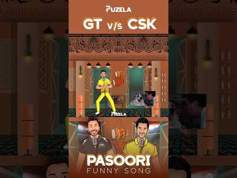 GT vs CSK Pasoori Funny Song Funny Status | Swag Video Status